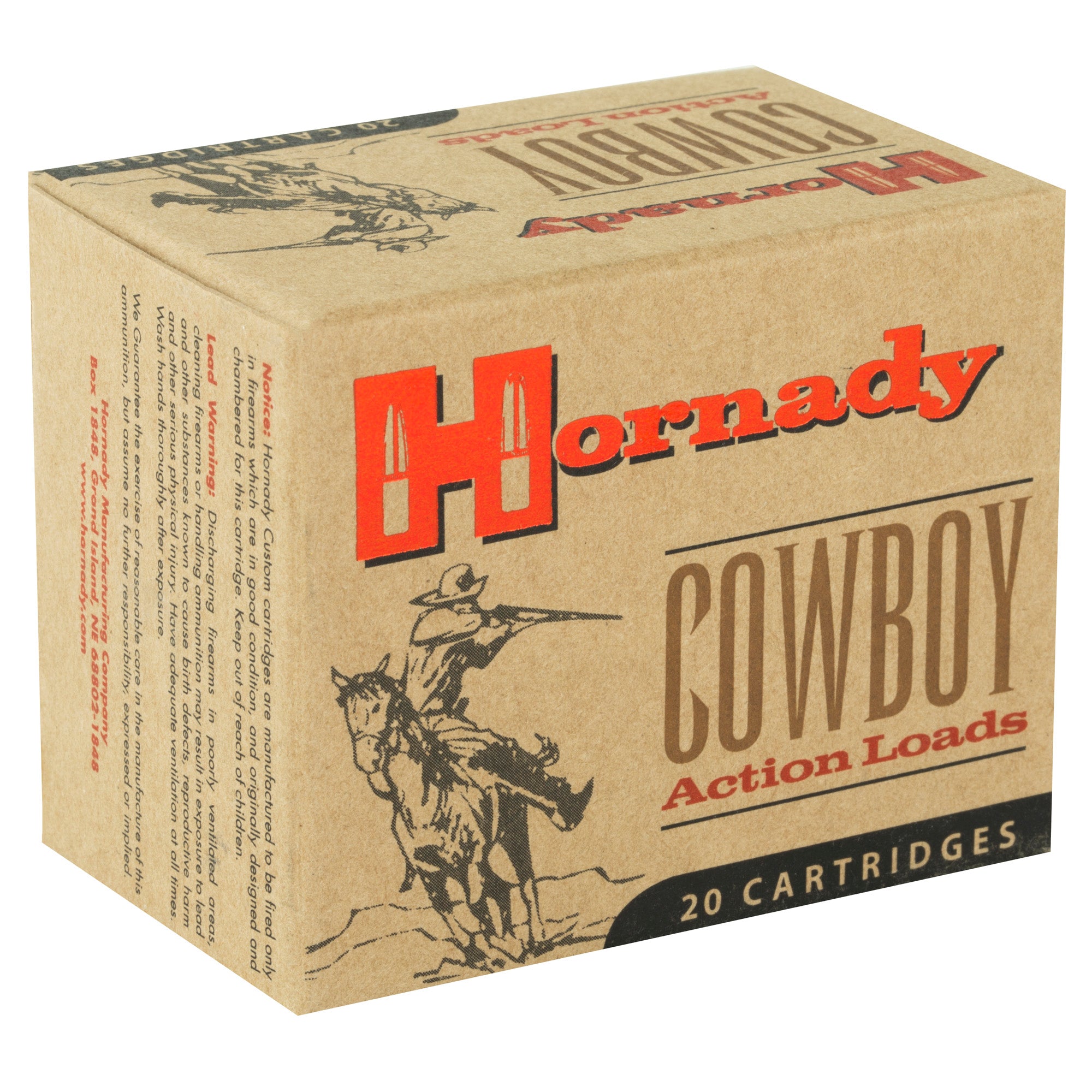 HRNDY CWBY 45 COLT LFN 255GR 20/200