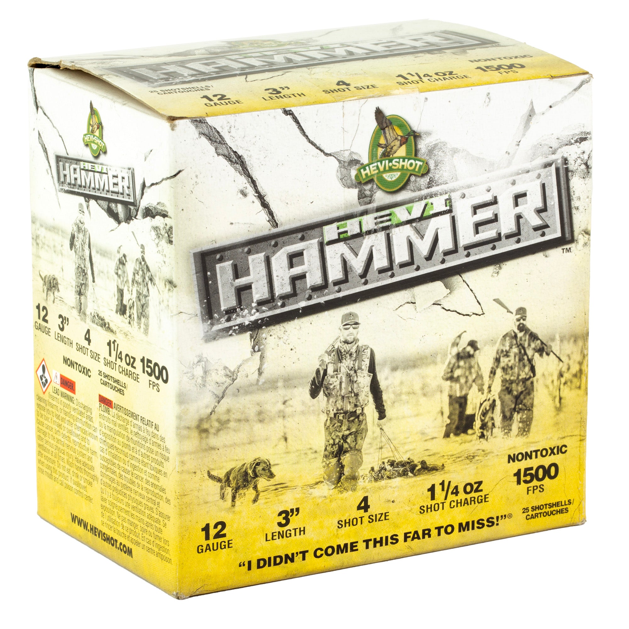 HEVI HAMMER 12GA 3 #4 25/250