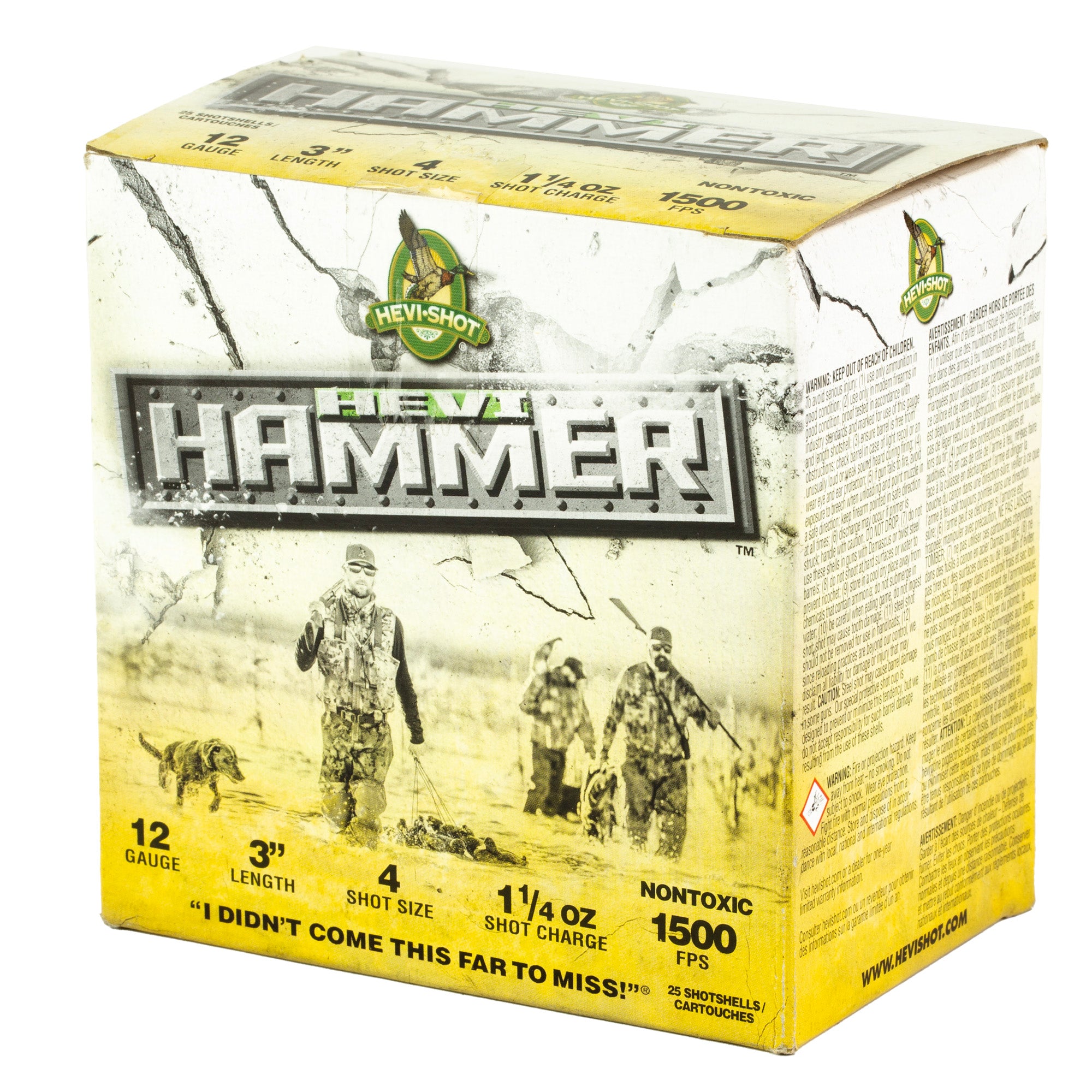 HEVI HAMMER 12GA 3 #4 25/250