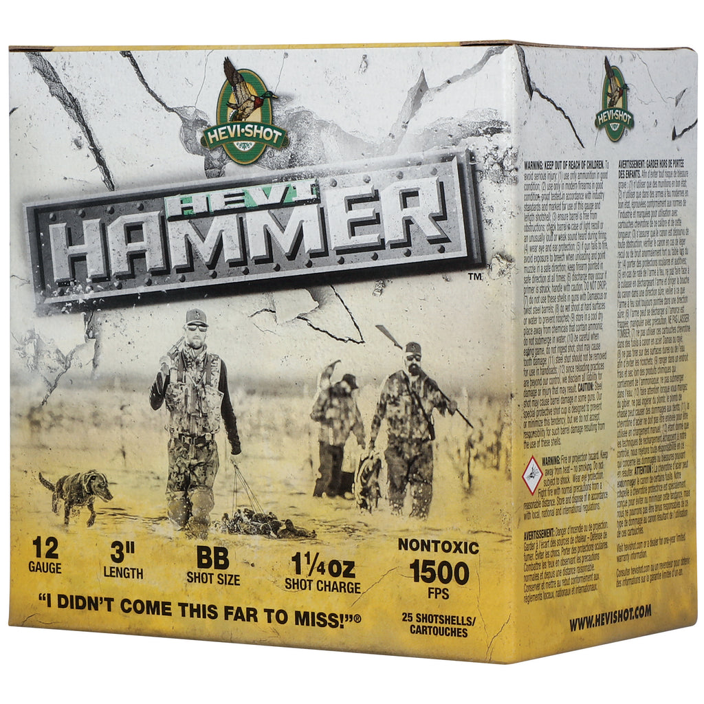 HEVI-HAMMER 12GA 3 1.25OZ BB