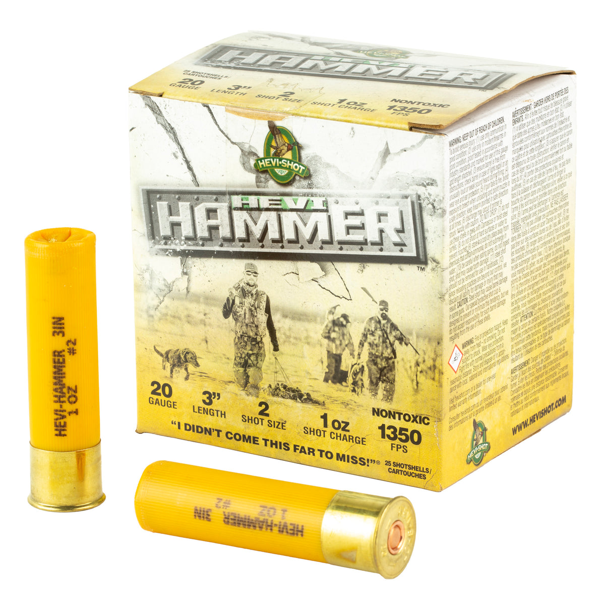 HEVI HAMMER 20GA 3 #2 25/250