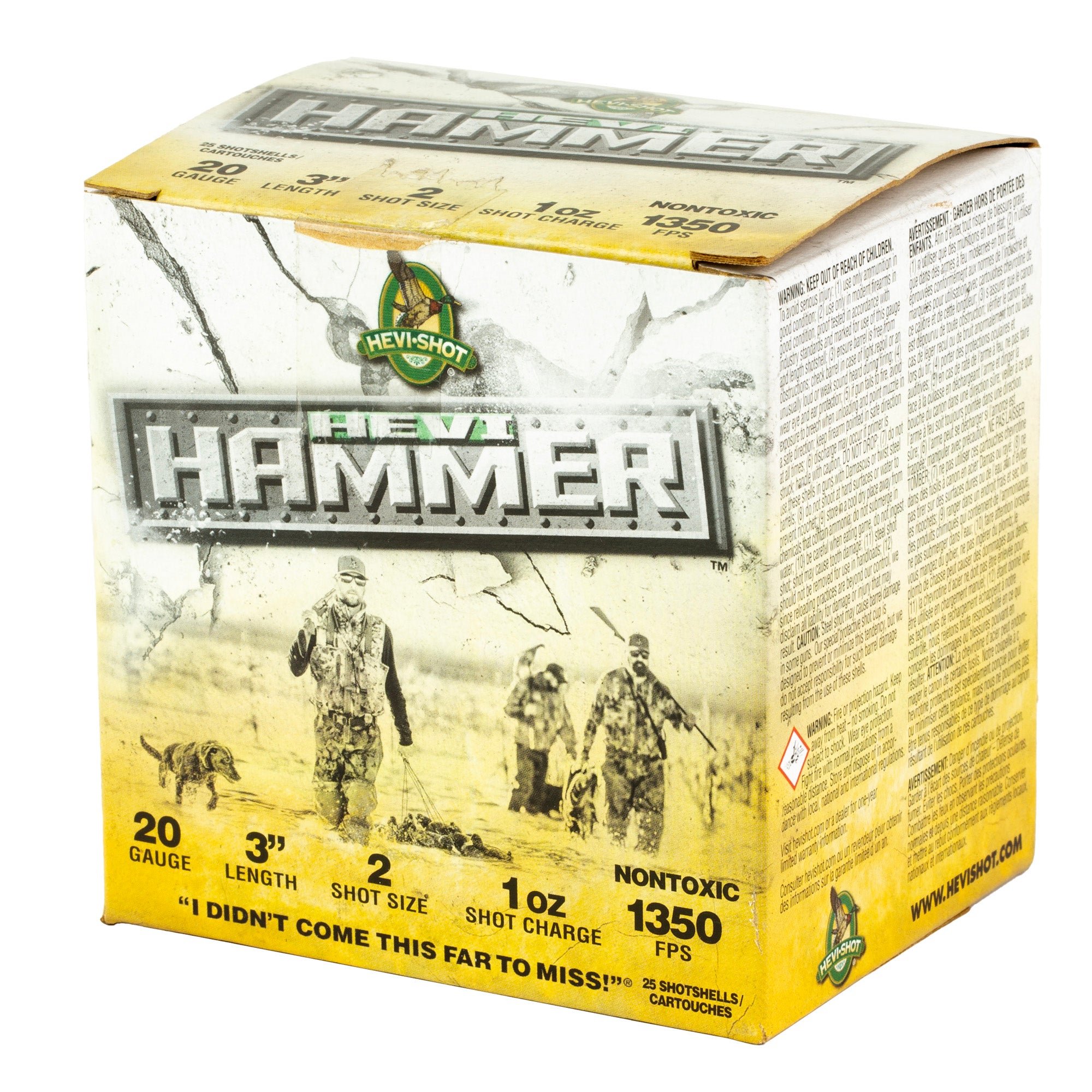 HEVI HAMMER 20GA 3 #2 25/250