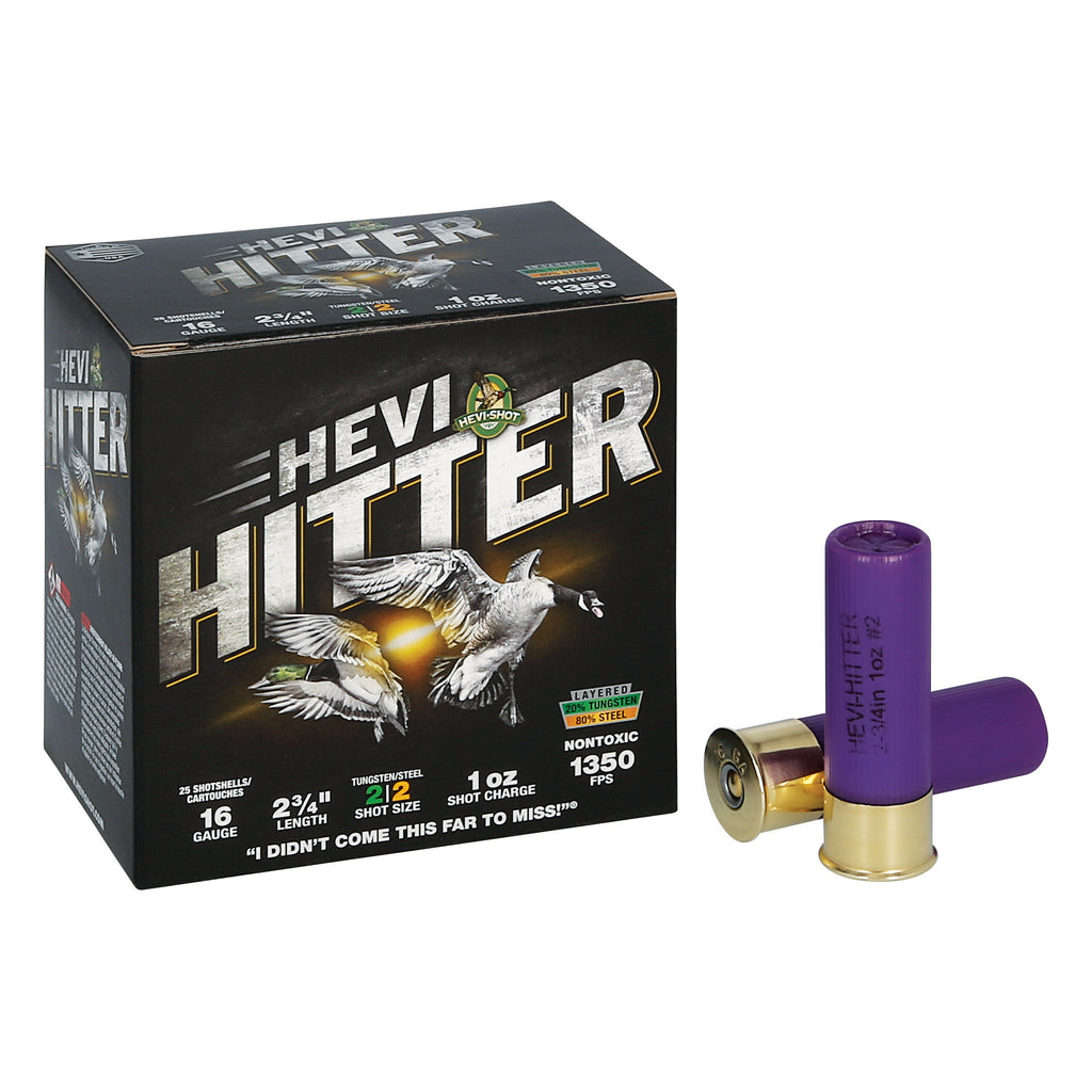 HEVI-HITTER 16GA 2.75 1OZ #2 TG/STL