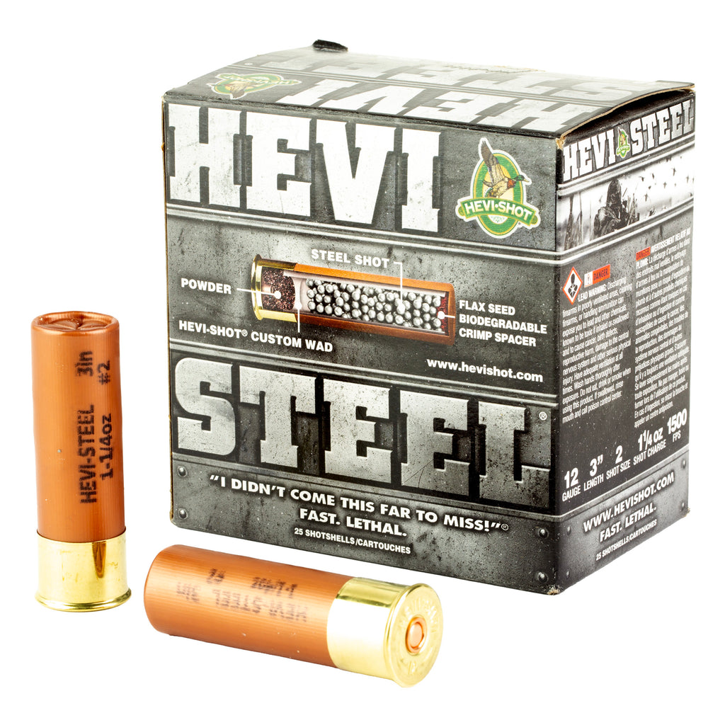 HEVI STEEL 12GA 3 #2 25/250