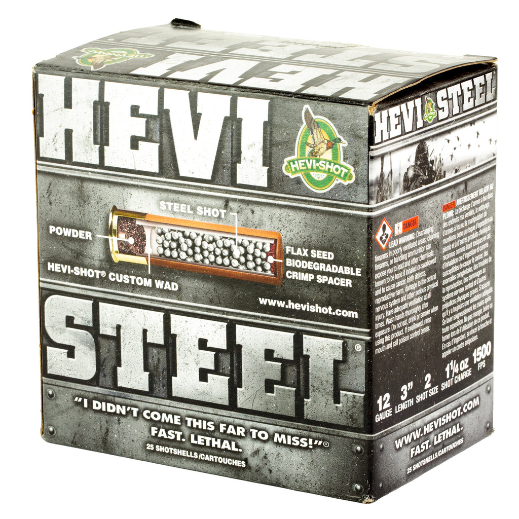 HEVI STEEL 12GA 3 #2 25/250