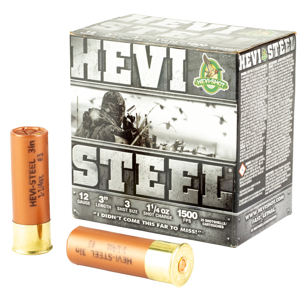 HEVI STEEL 12GA 3 #3 25/250