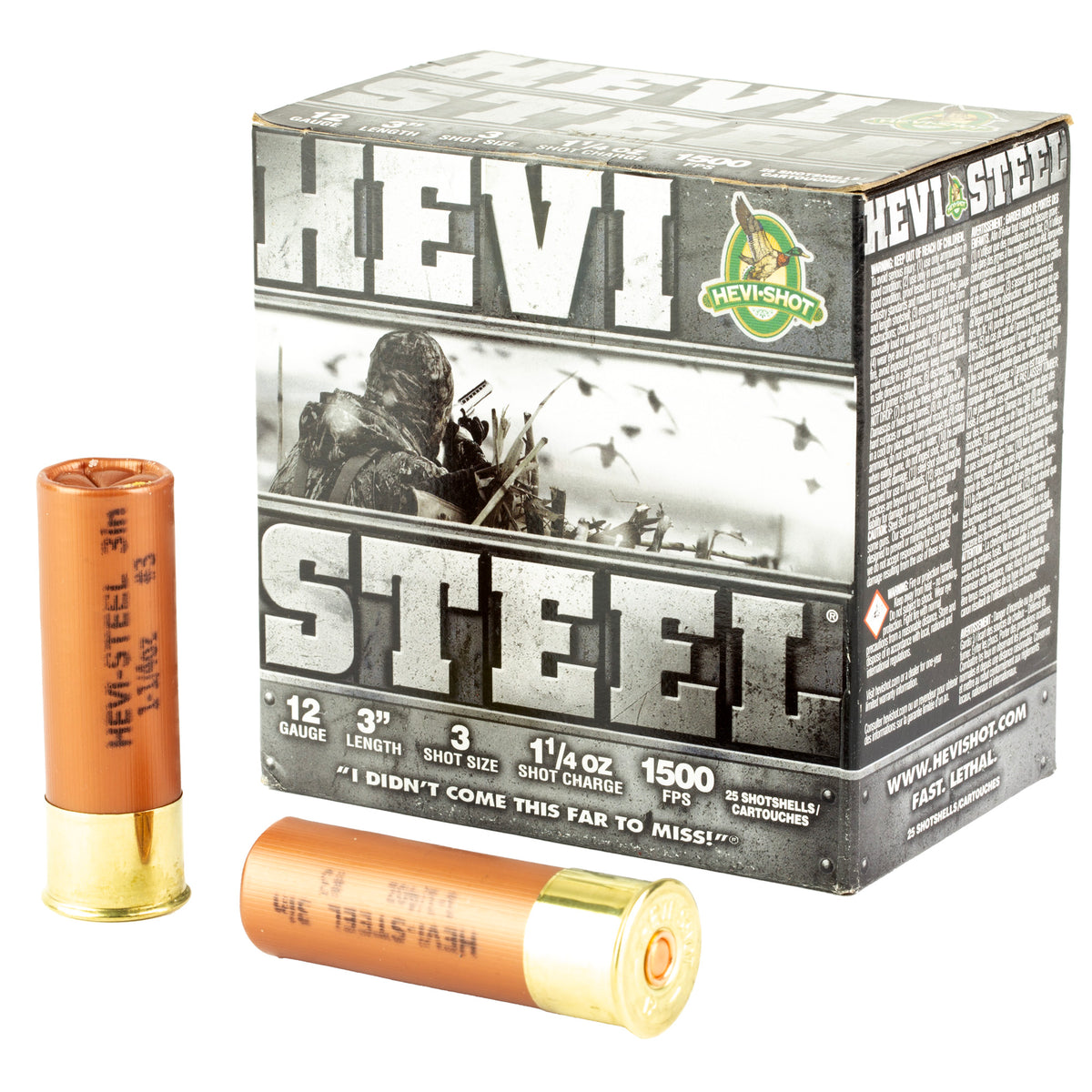 HEVI STEEL 12GA 3 #3 25/250