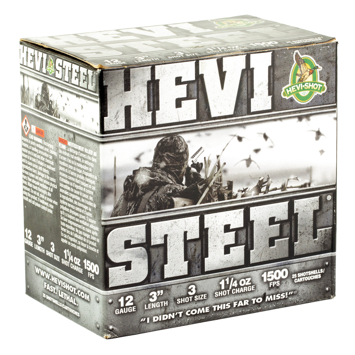 HEVI STEEL 12GA 3 #3 25/250