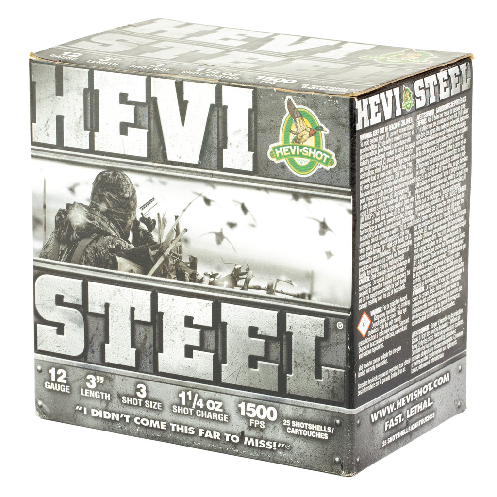HEVI STEEL 12GA 3 #3 25/250