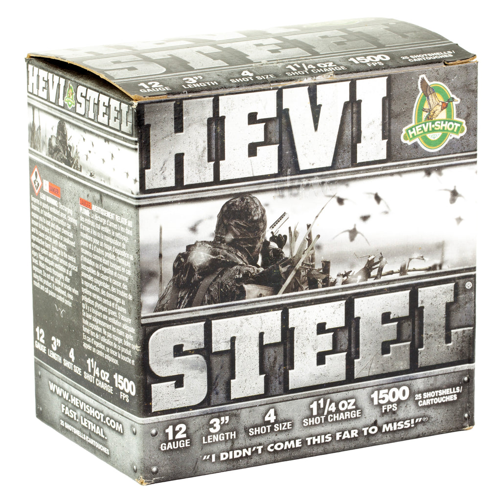 HEVI STEEL 12GA 3 #4 25/250
