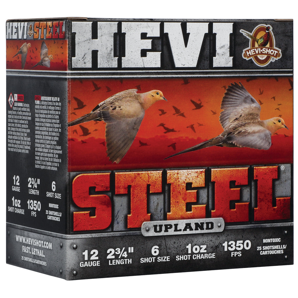 HEVI STL UPLND 12GA 2.75 #6 25/250