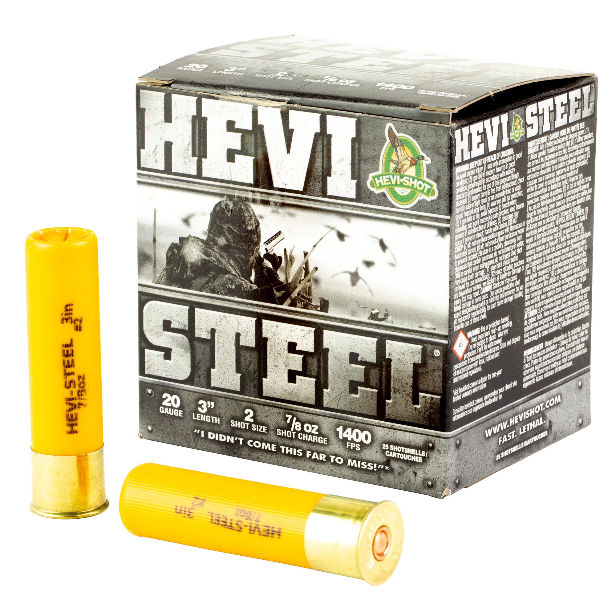 HEVI STEEL 20GA 3 #2 25/250