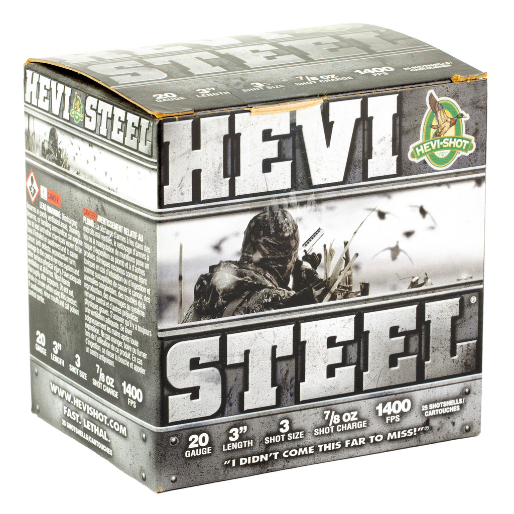 HEVI STEEL 20GA 3 #3 25/250
