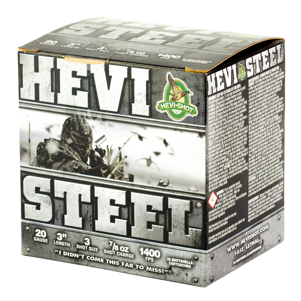 HEVI STEEL 20GA 3 #3 25/250
