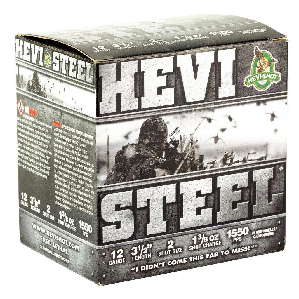HEVI STEEL 12GA 3.5 #2 25/250