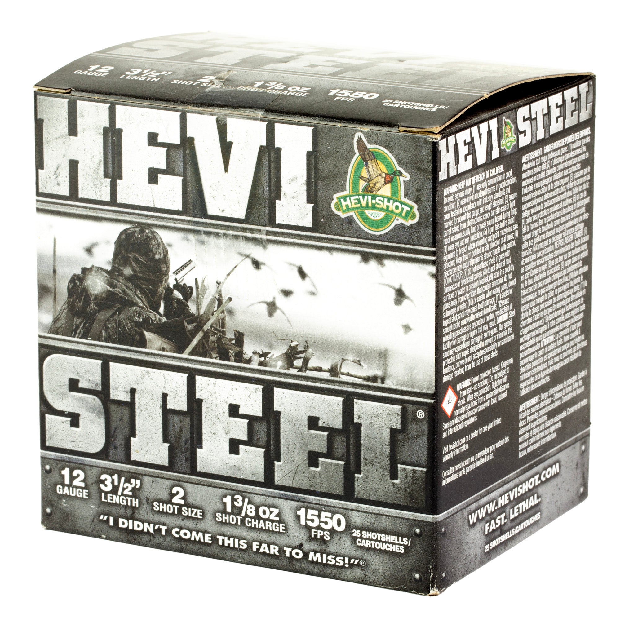 HEVI STEEL 12GA 3.5 #2 25/250