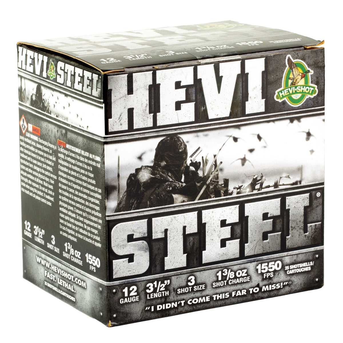 HEVI STEEL 12GA 3.5 #3 25/250