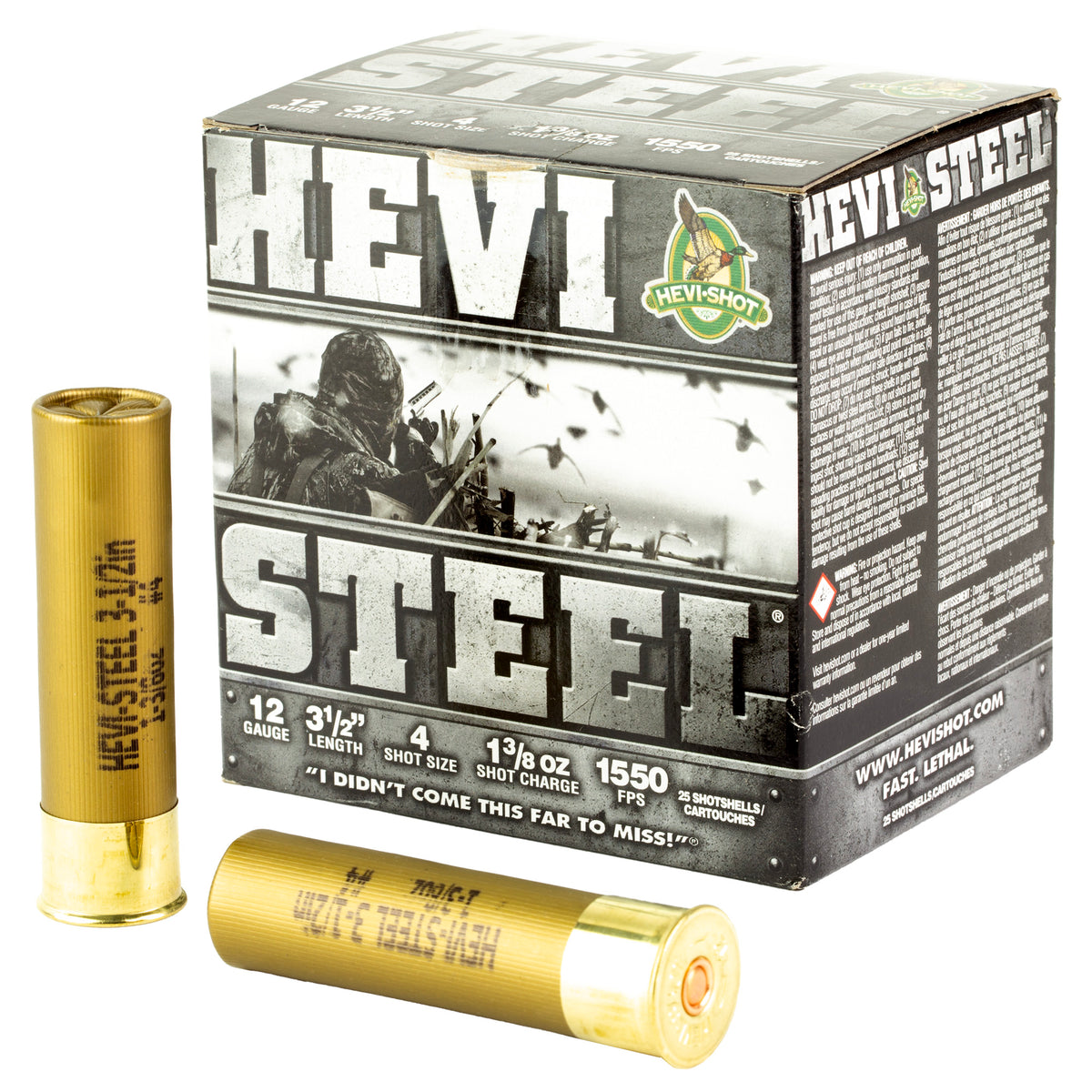 HEVI STEEL 12GA 3.5 #4 25/250