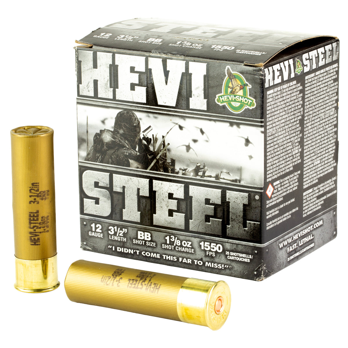 HEVI STEEL 12GA 3.5 BB 25/250