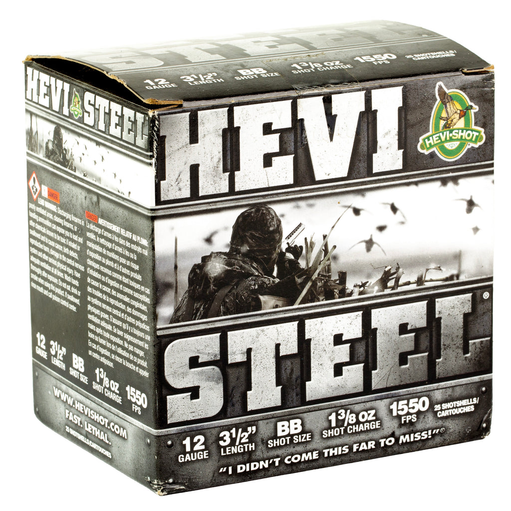 HEVI STEEL 12GA 3.5 BB 25/250