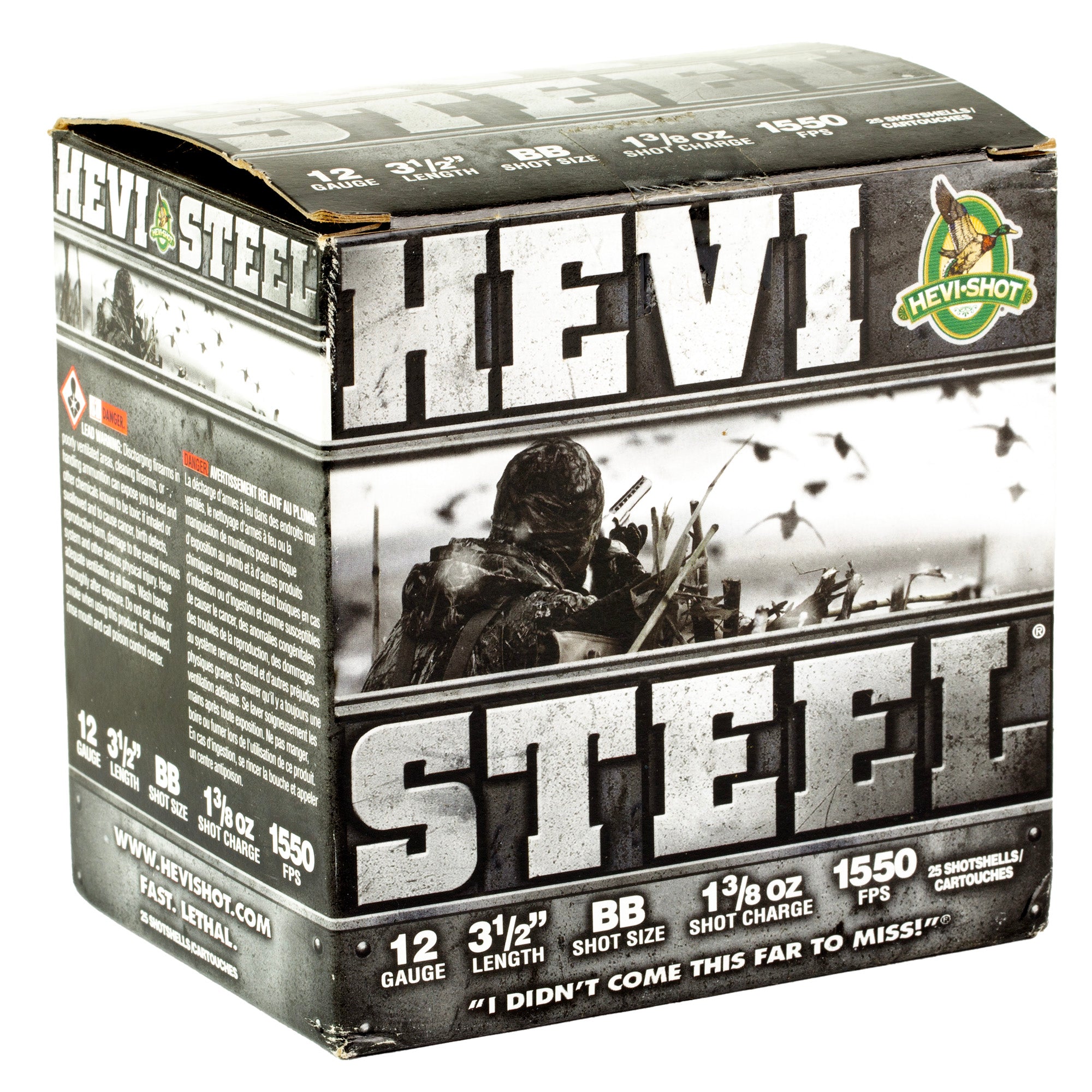 HEVI STEEL 12GA 3.5 BB 25/250