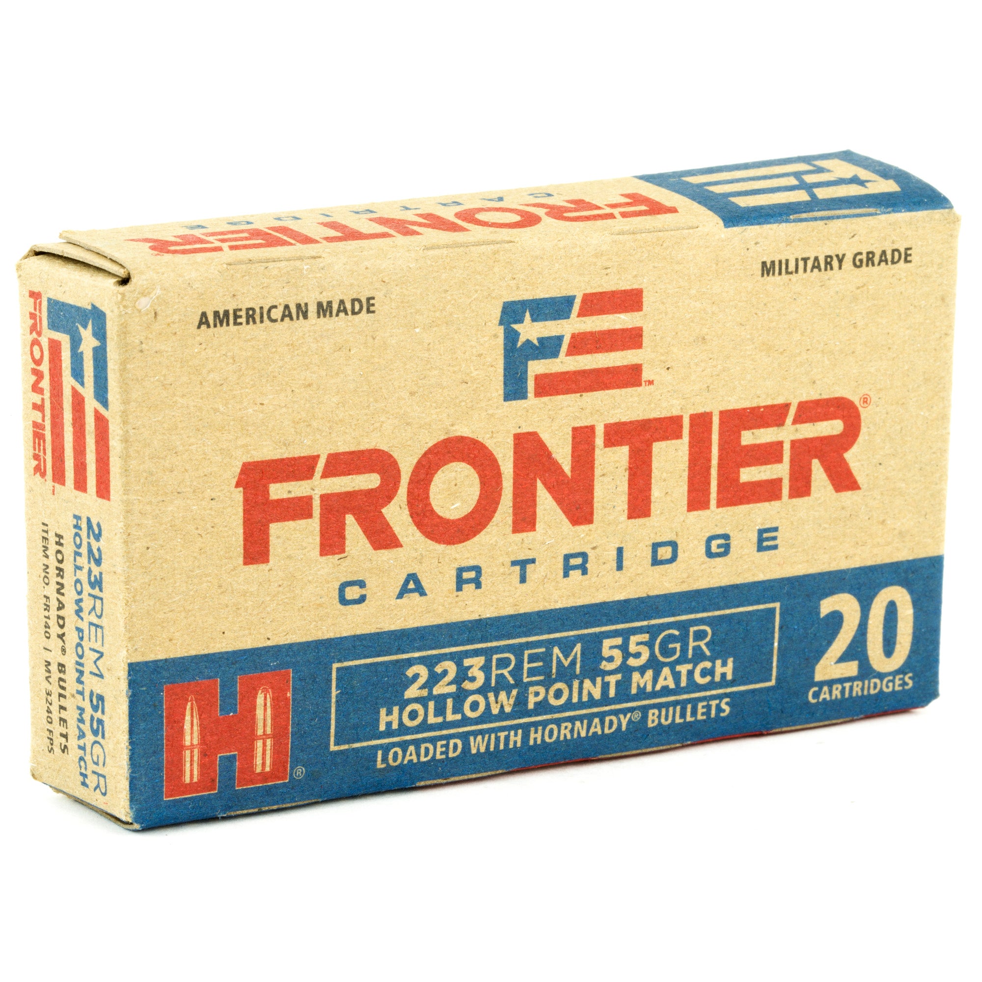 FRONTIER 223REM 55GR HP MATCH 20/500