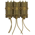 HSGI TRIPLE PISTOL TACO MOLLE COY