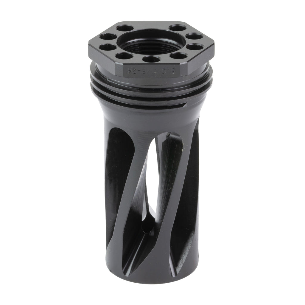 HUX FLASH HIDER QD 6 5/8X24 BLK