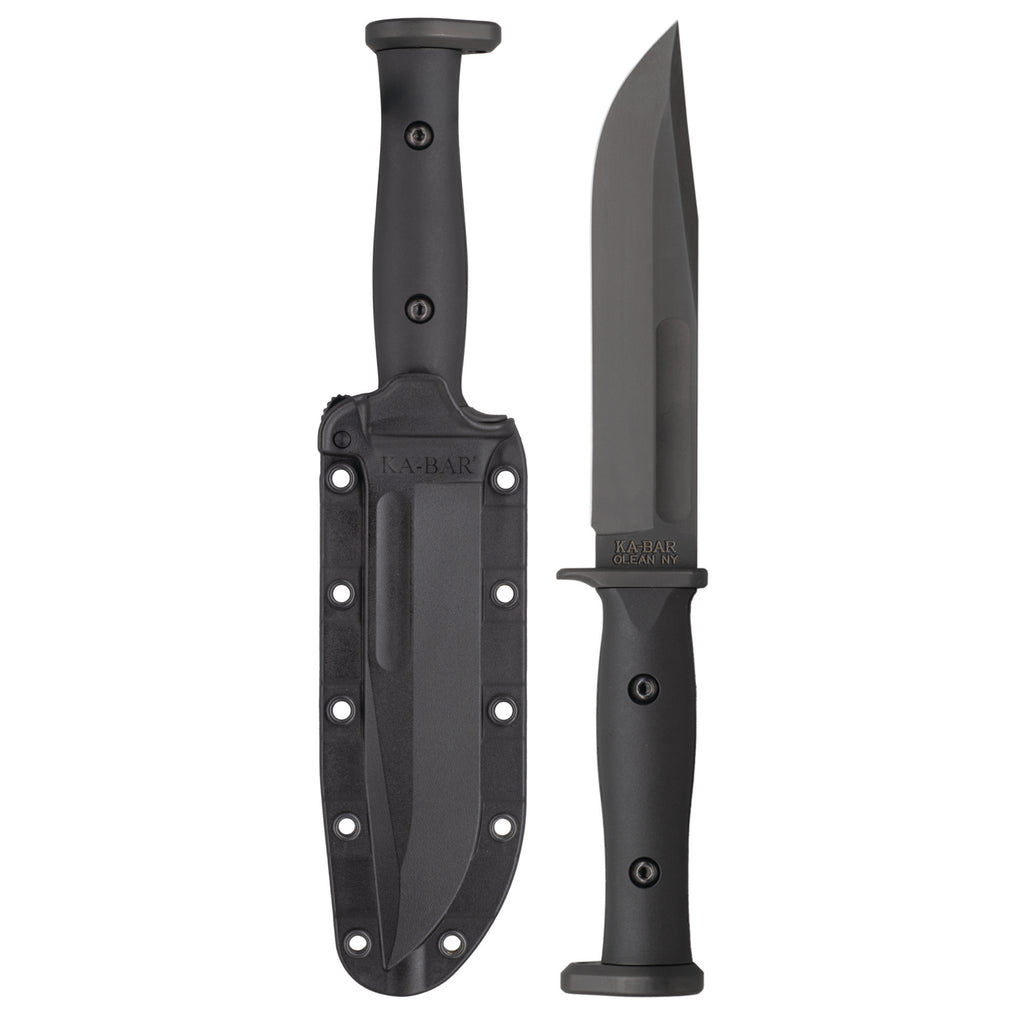 KBAR SLABBY FIXED 6.86 BLK W/SHEATH