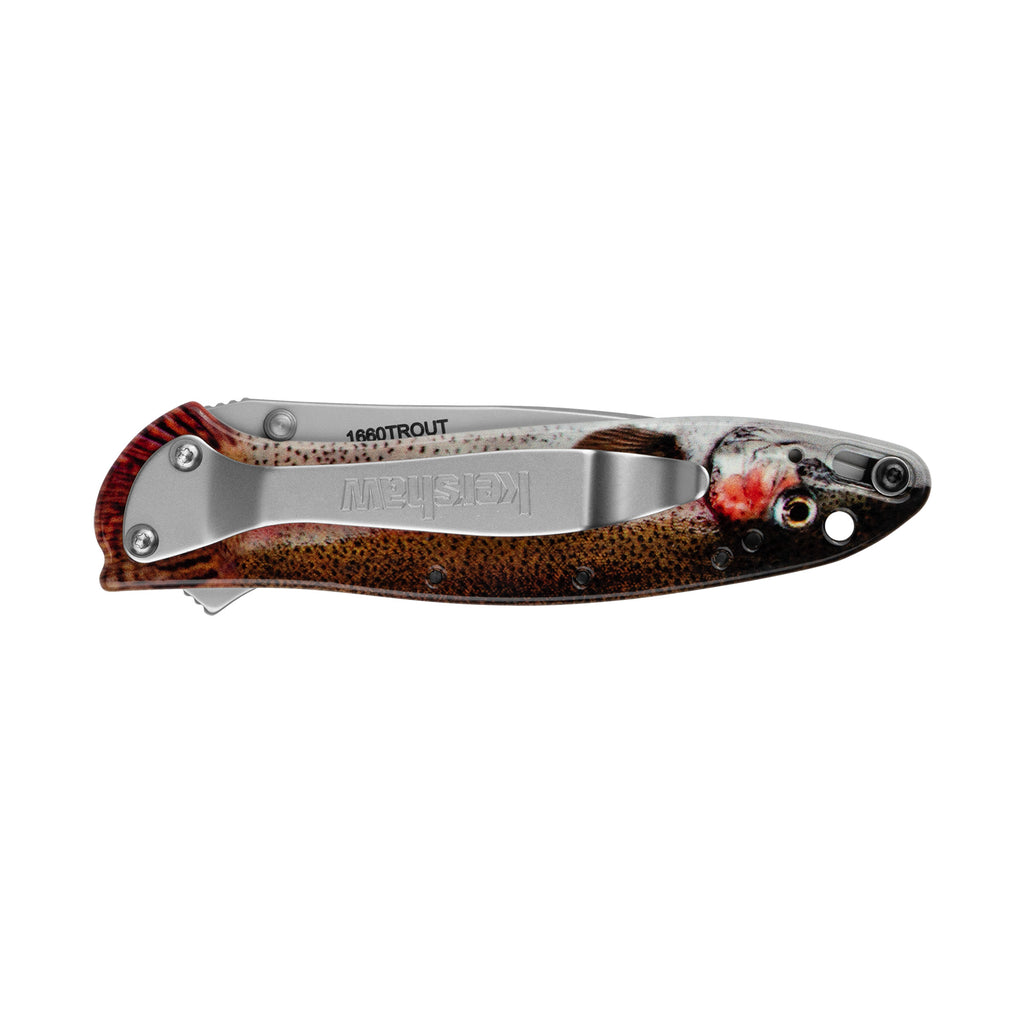 KERSHAW LEEK 3 RNBW TROUT/SILVER