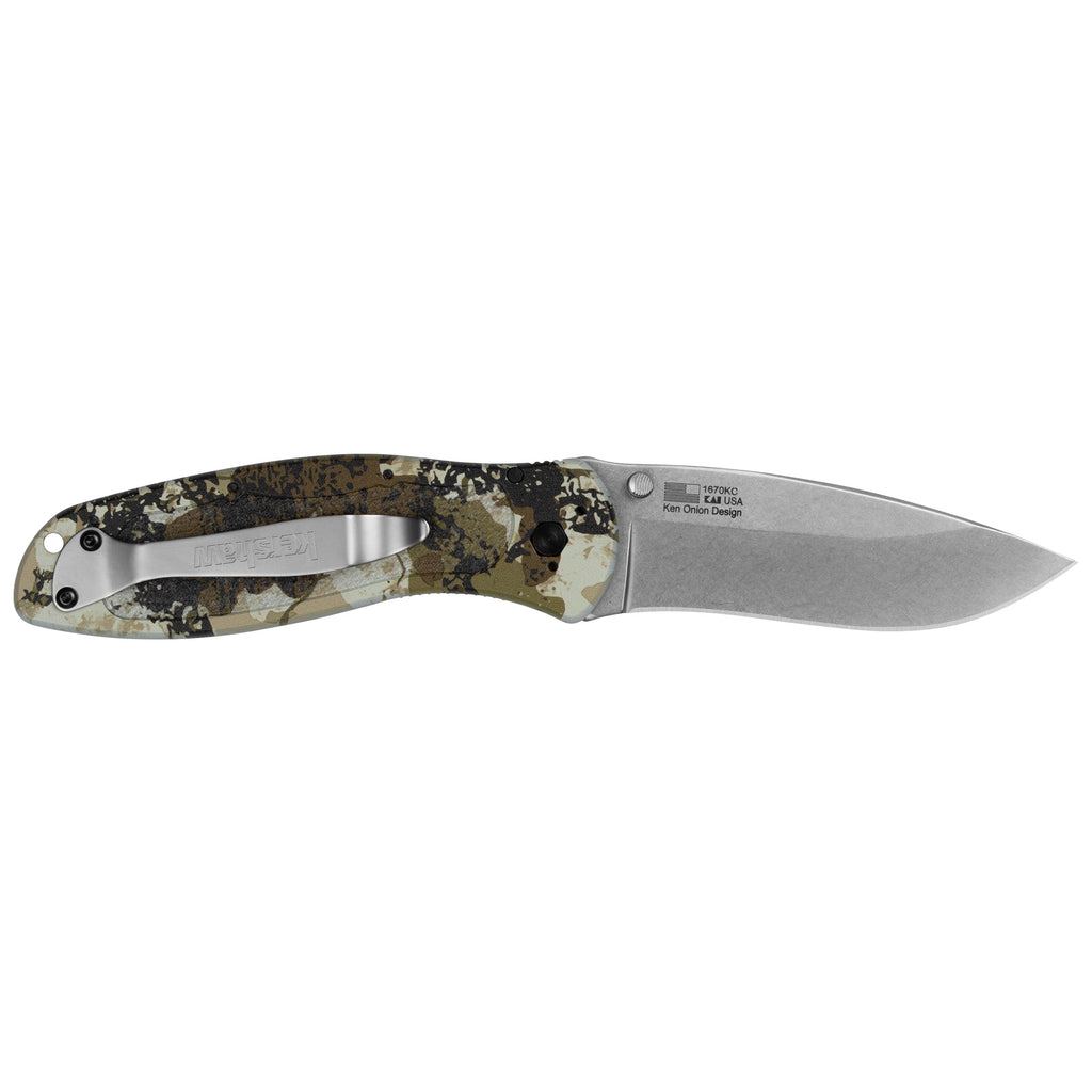 KERSHAW BLUR 3.4 KINGS CAMO STNWASH