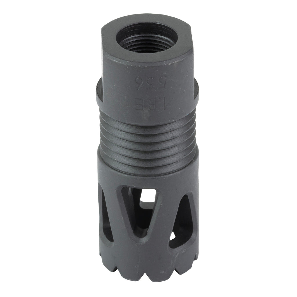 LBE FLASH HIDER TRI-PORTS 1/2X28 BLK