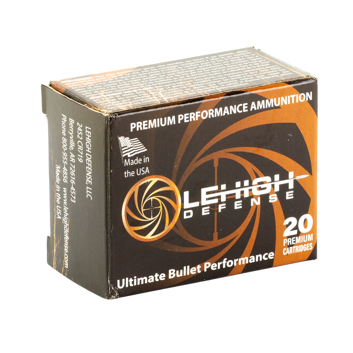 LEHIGH XTRM DFNS .380ACP 68GR 20/200