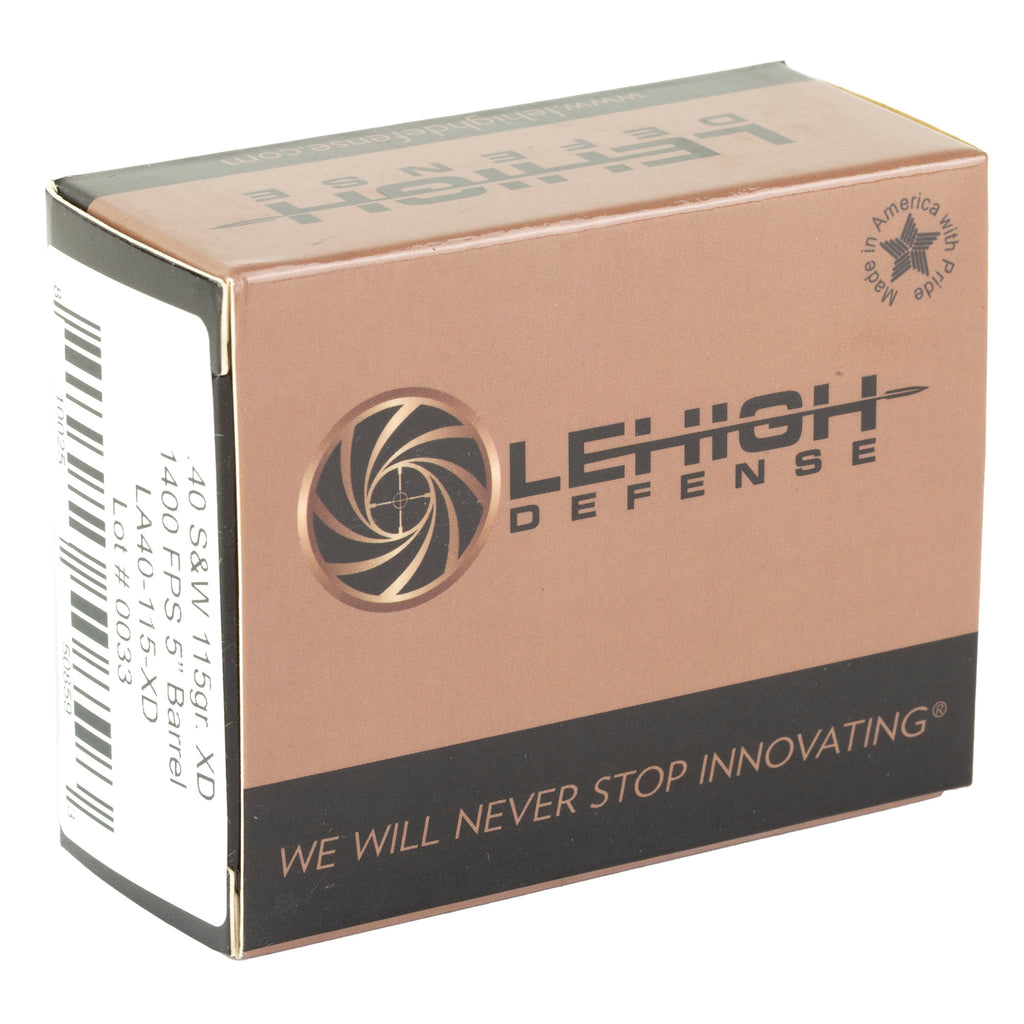 LEHIGH XTRM DFNS .40S&W 115GR 20/200