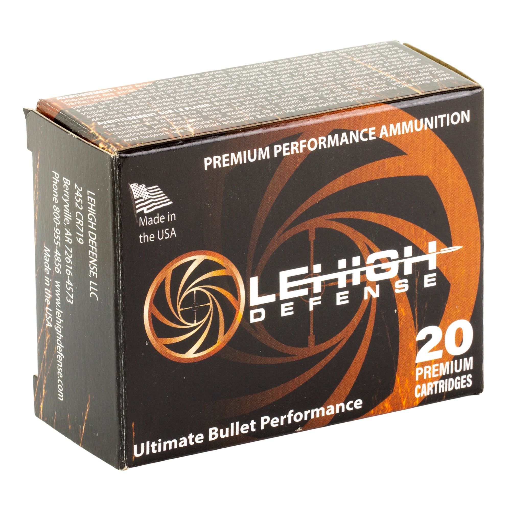 LEHIGH XTRM DFNS .45ACP 135GR 20/200