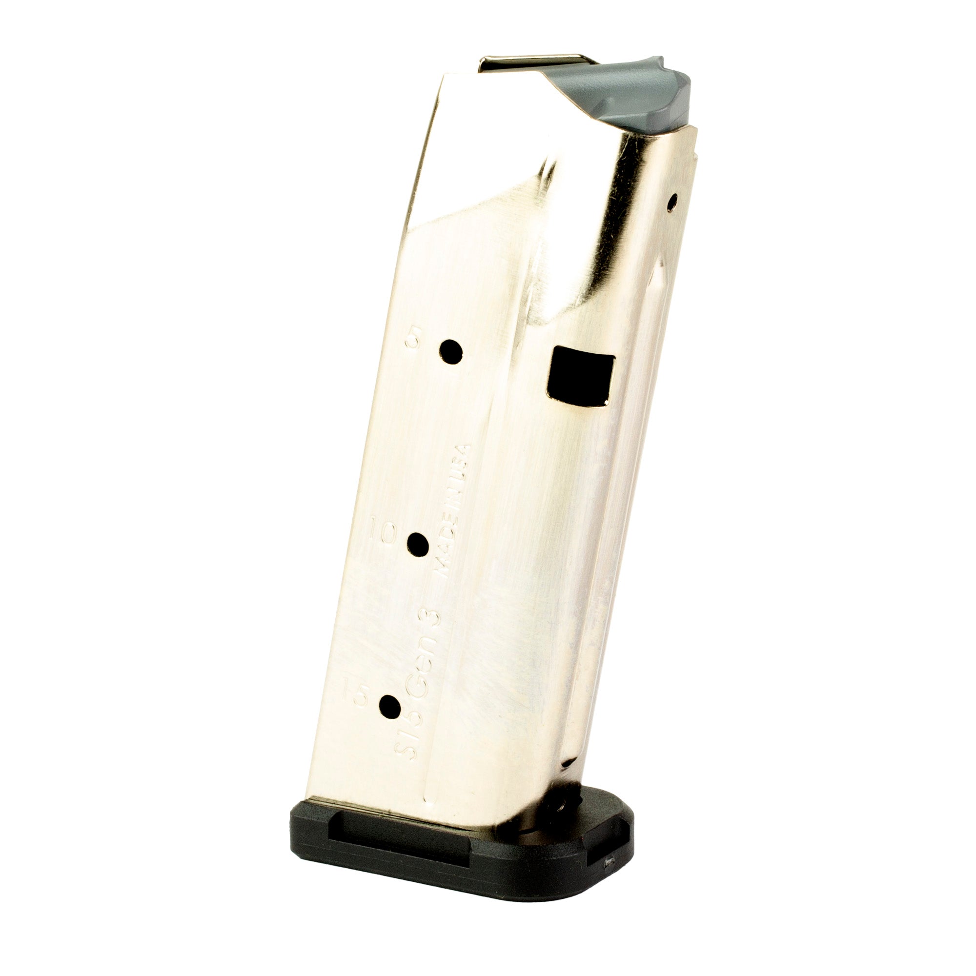 MAG SHIELD S15 FOR GLK 43X 15RD NKL