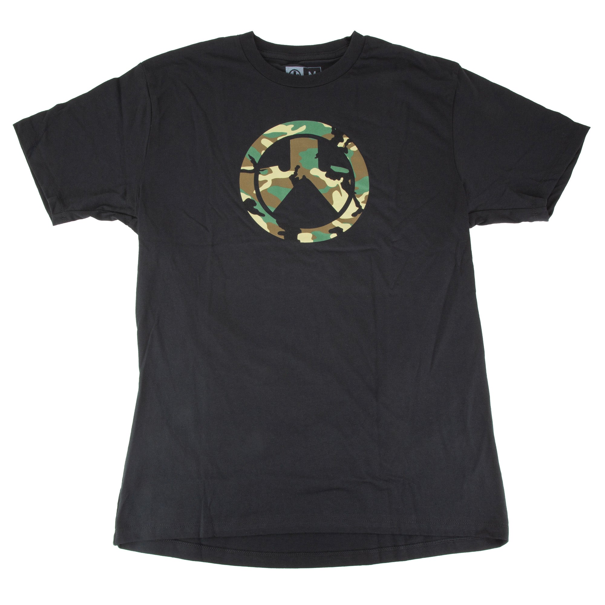 MAGPUL WOODLND CAM ICON TSHRT BLK M
