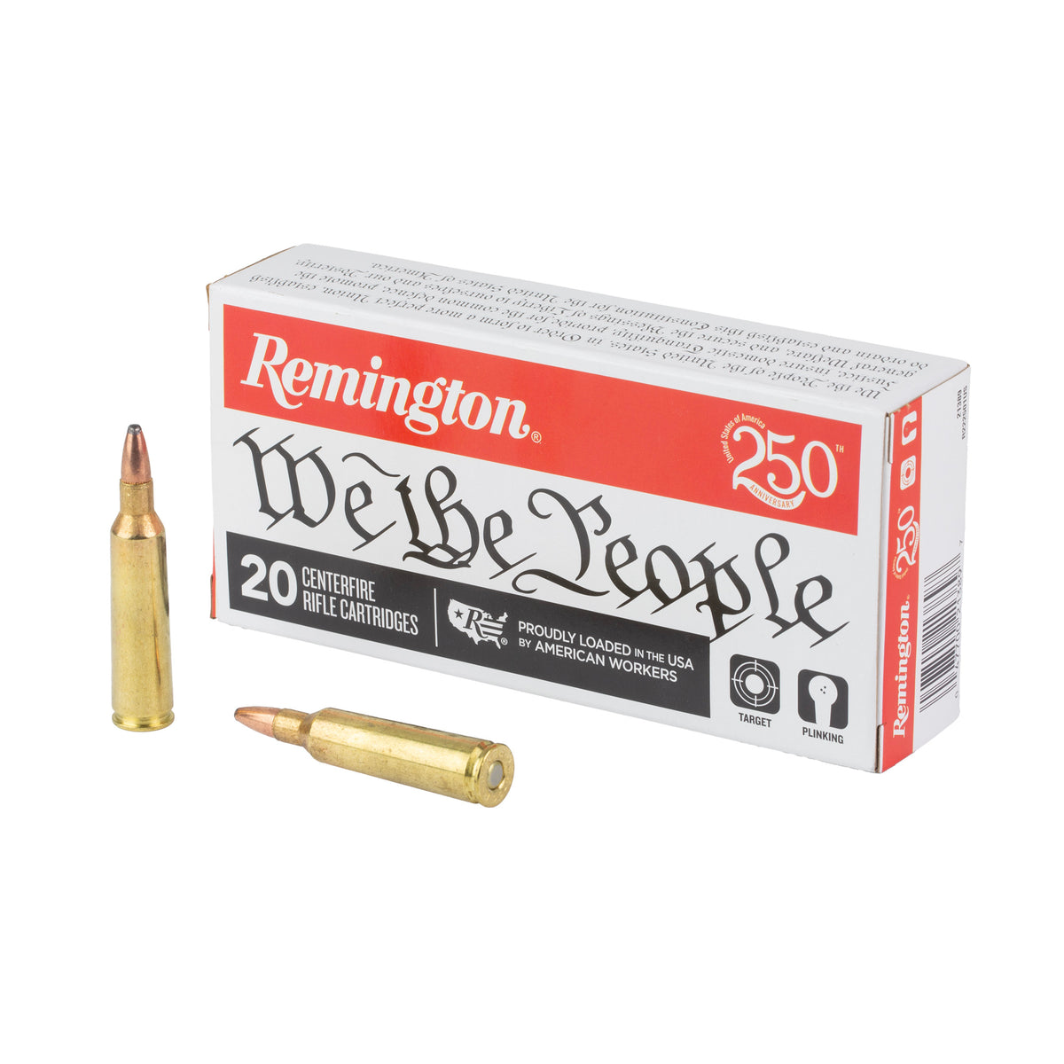 REM WE THE PEOPLE 22-250REM 55GR HPR