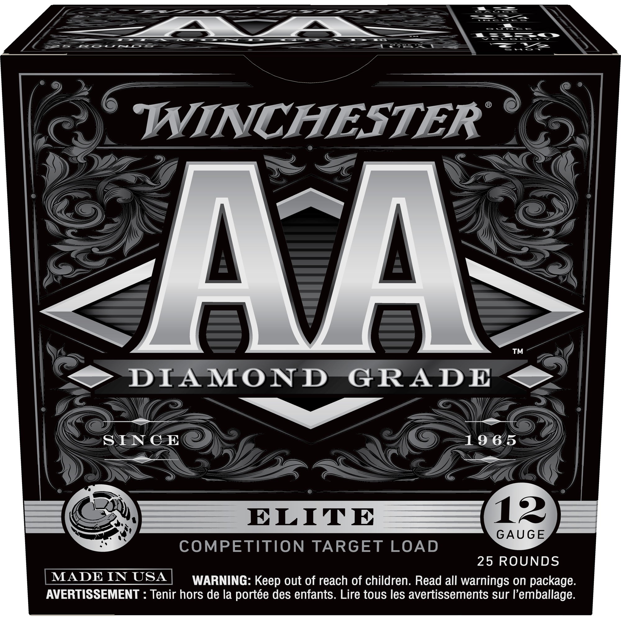 WIN AA DG 12GA 2.75 #7.5 1OZ 25/250