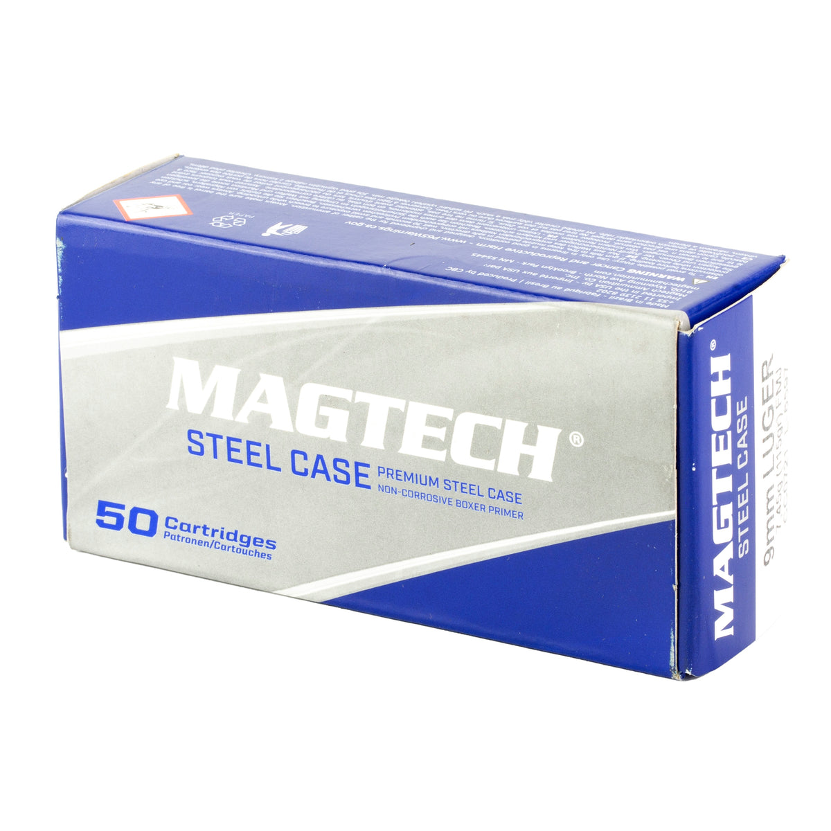 MAGTECH 9MM 115GR FMJ STEEL 50/1000