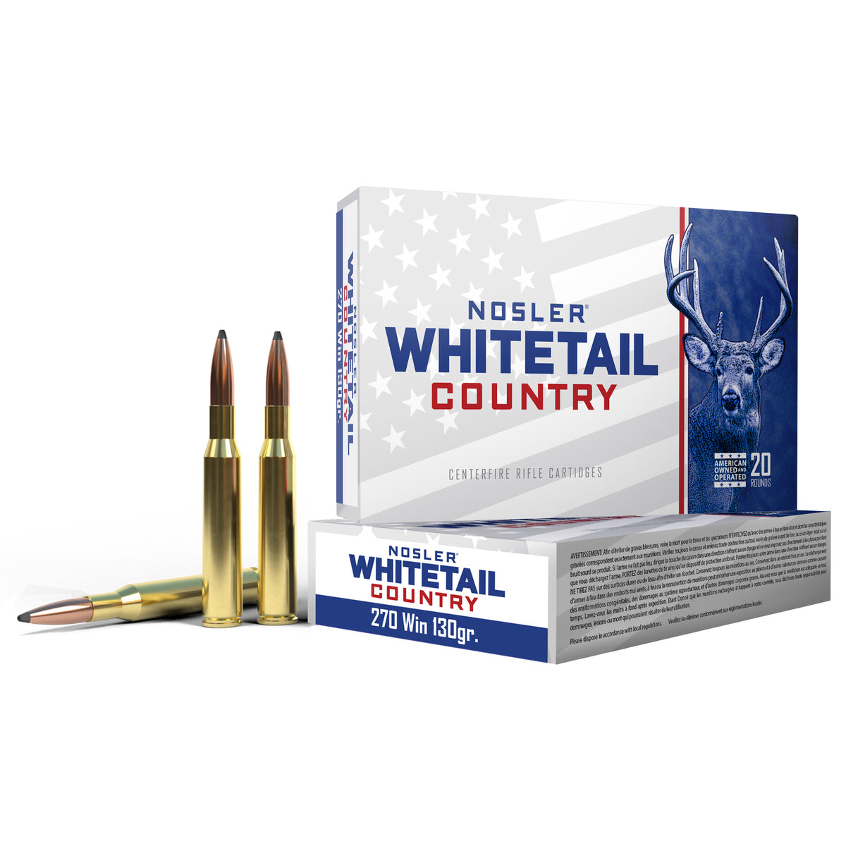 NOSLER 270 WIN 130GR SB SP 20/200