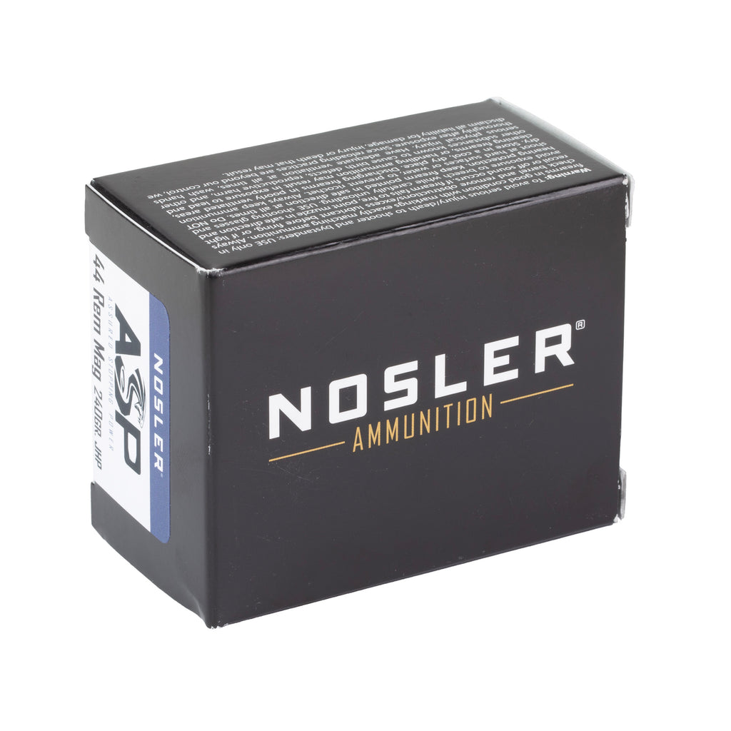 NOSLER ASP 44 MAG 240GR JHP 20/400
