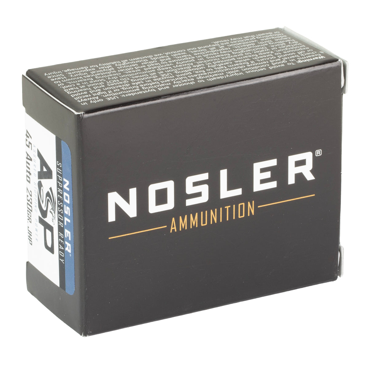 NOSLER ASP 45ACP 230GR HG JHP 20/400
