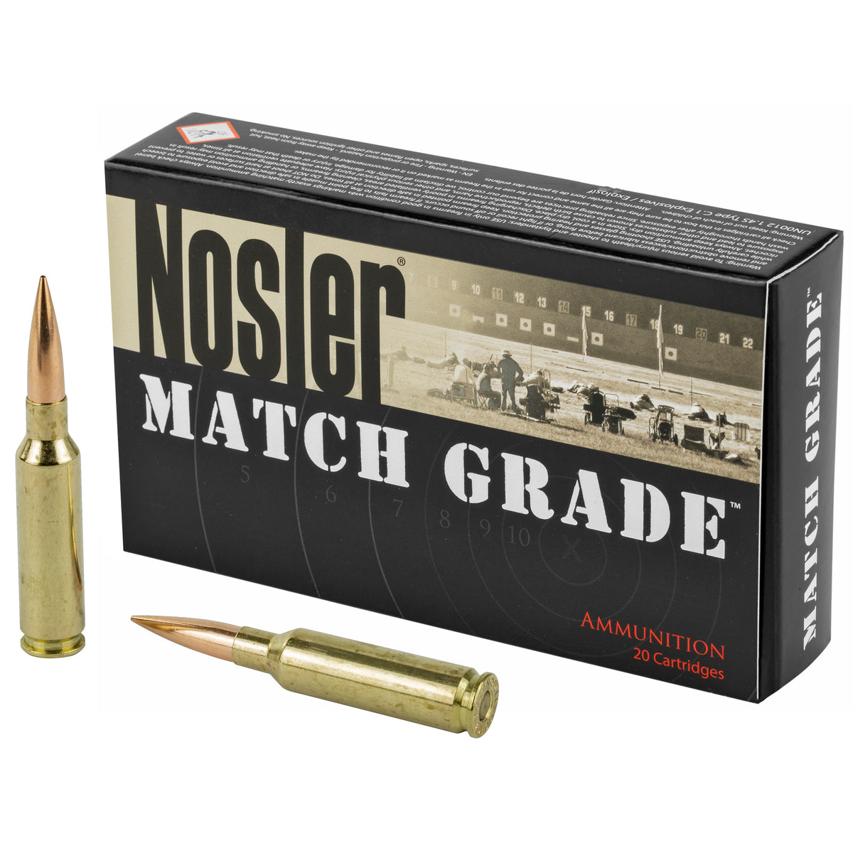NOSLER 6.5CM 140GR RDF HPBT 20/200