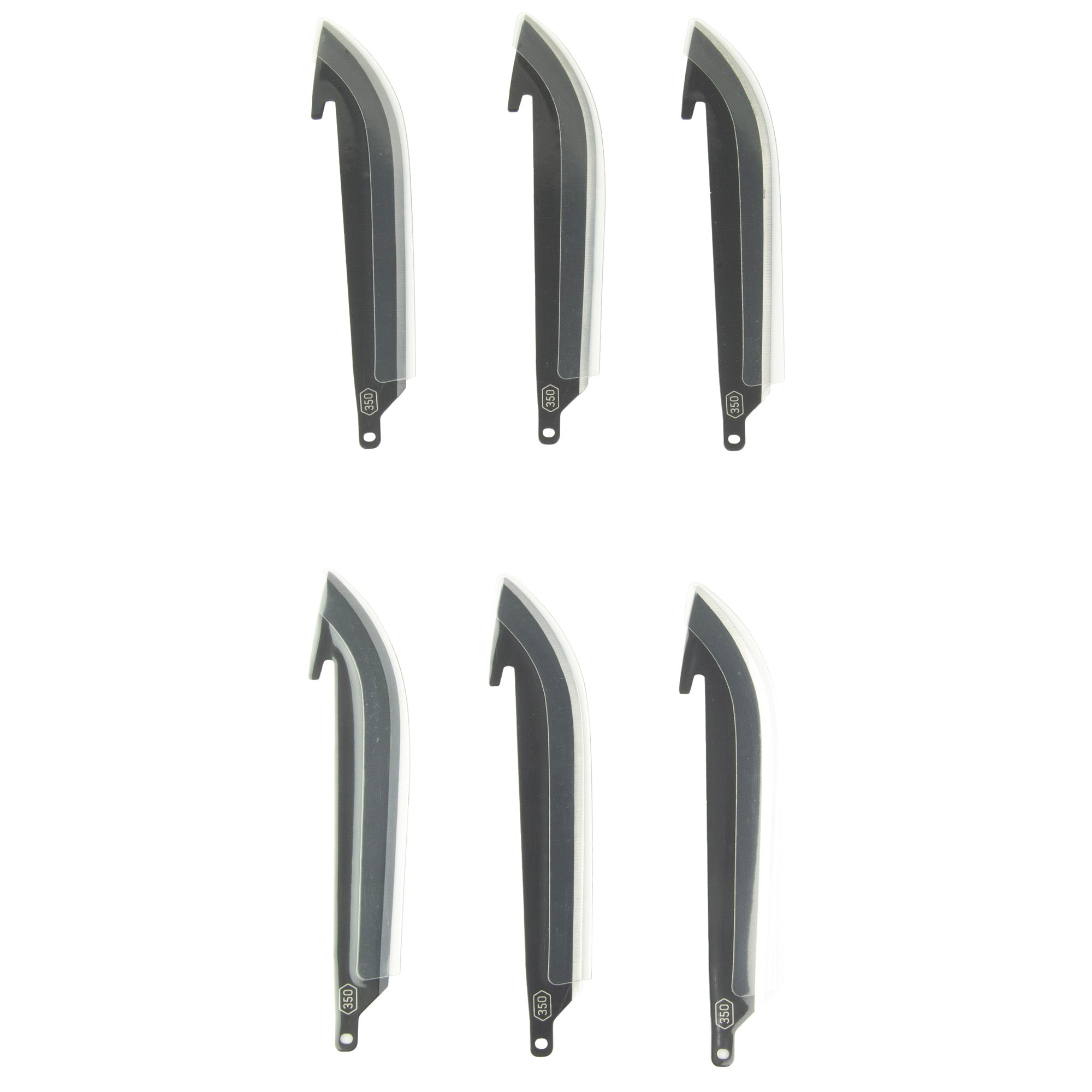 OD EDGE DROP POINT BLADES 5 6PK BLK