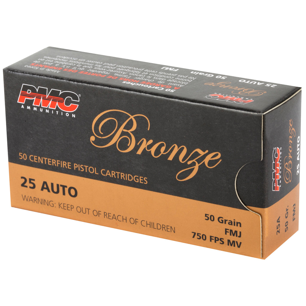PMC BRNZ 25ACP 50GR FMJ 50/1000