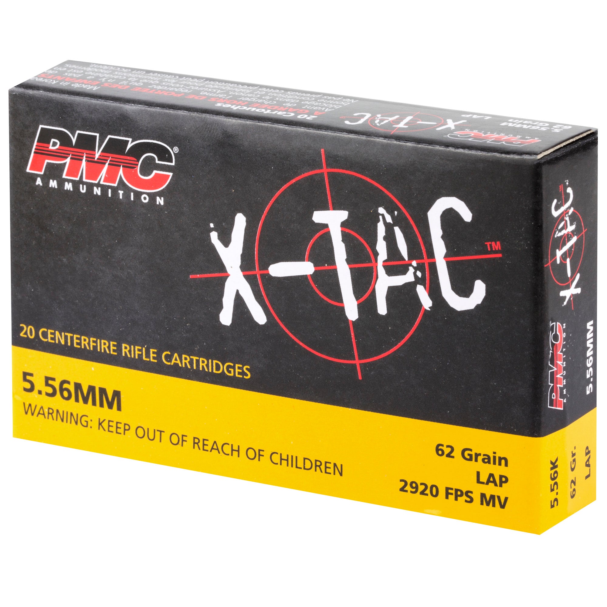 PMC XTAC 5.56 62GR GT M855 20/1000
