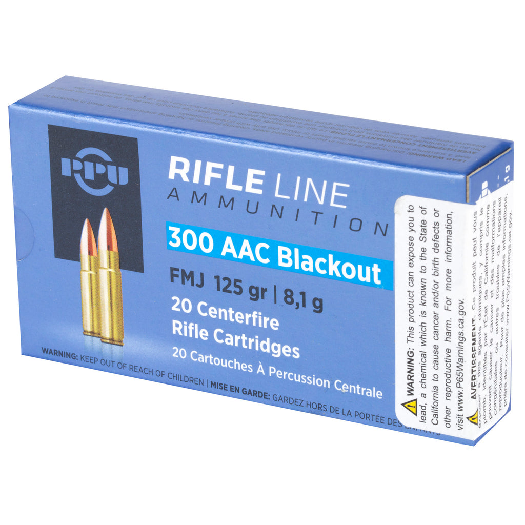 PPU 300BLK FMJ 125GR 20/1000