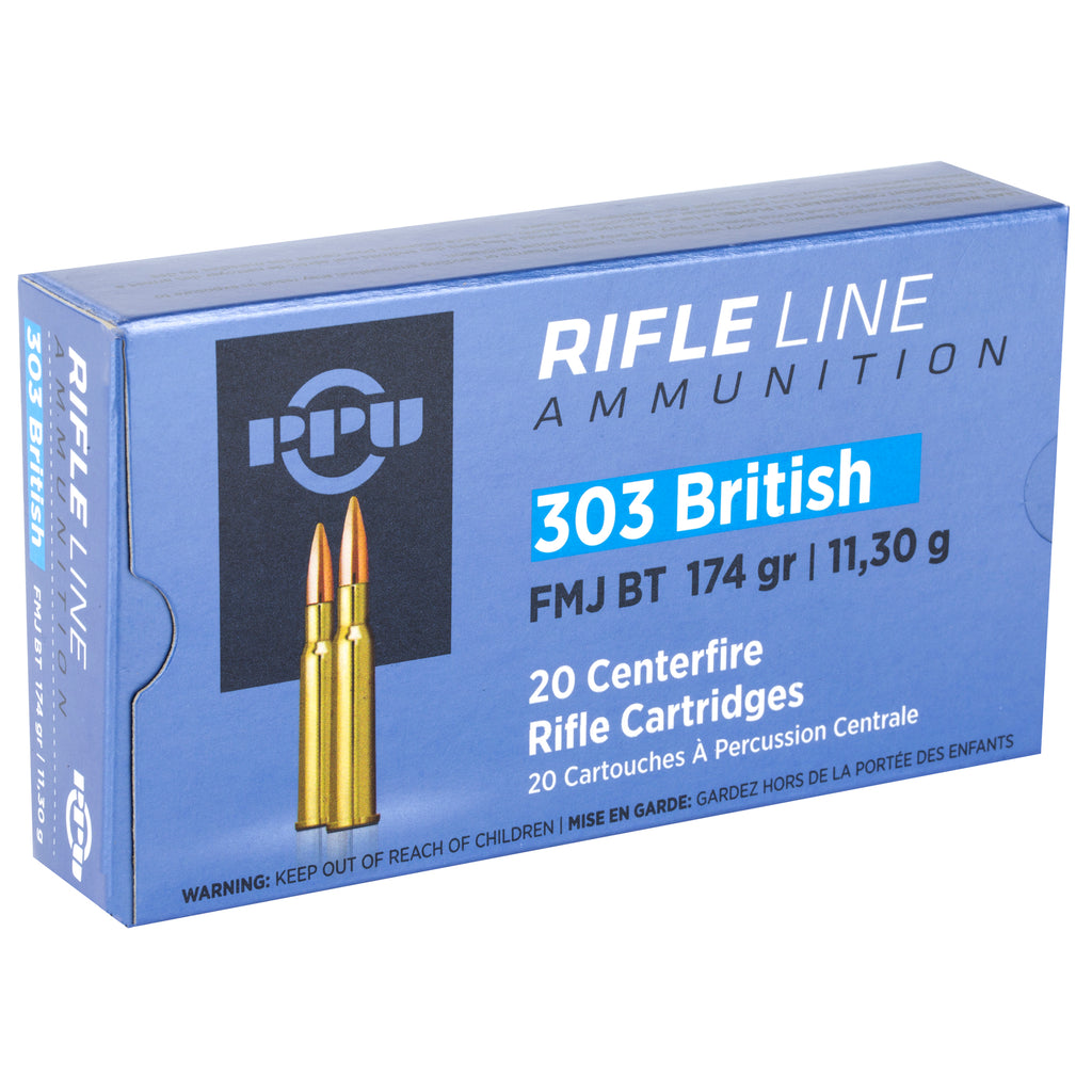 PPU 303 BRITISH FMJ 174GR 20/200