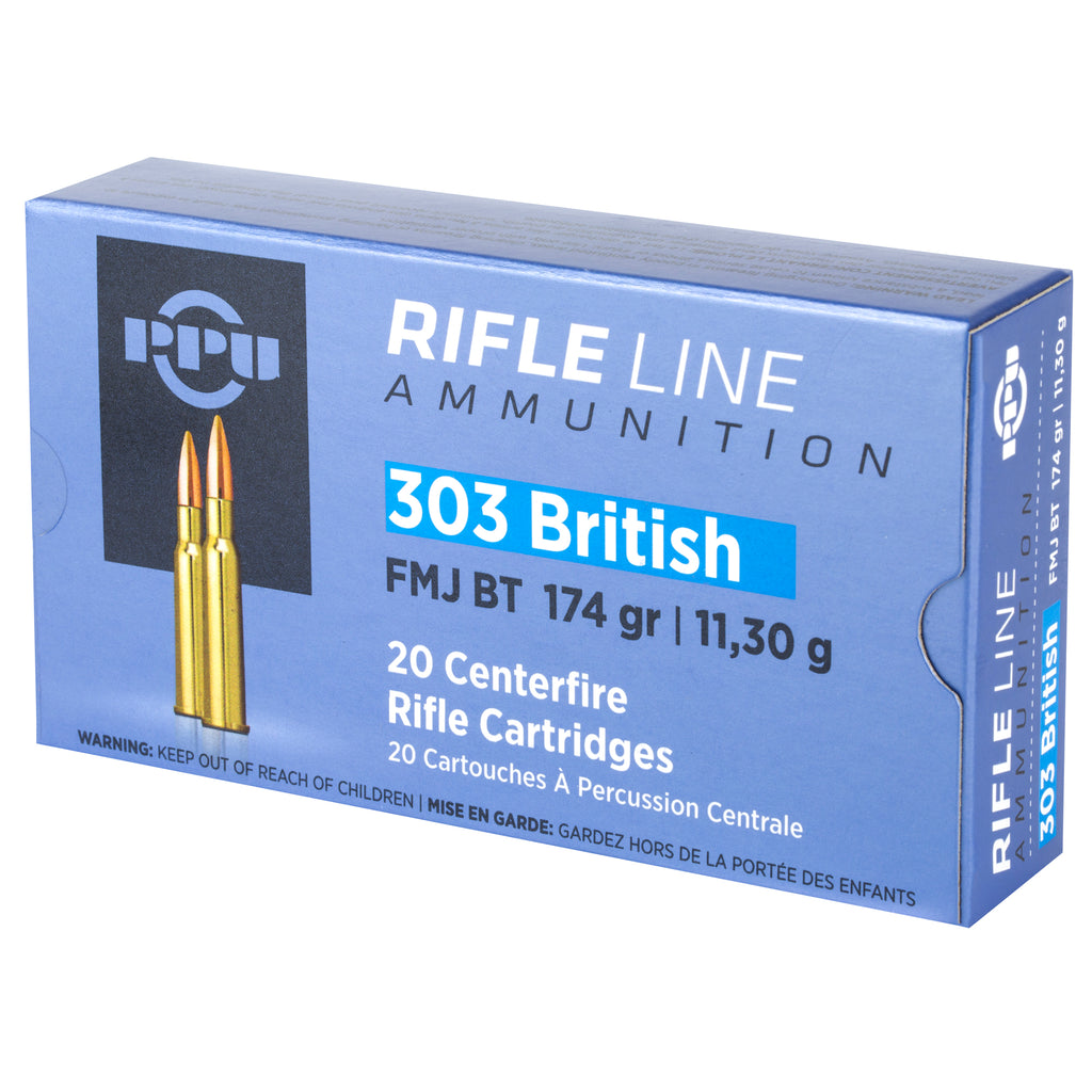 PPU 303 BRITISH FMJ 174GR 20/200
